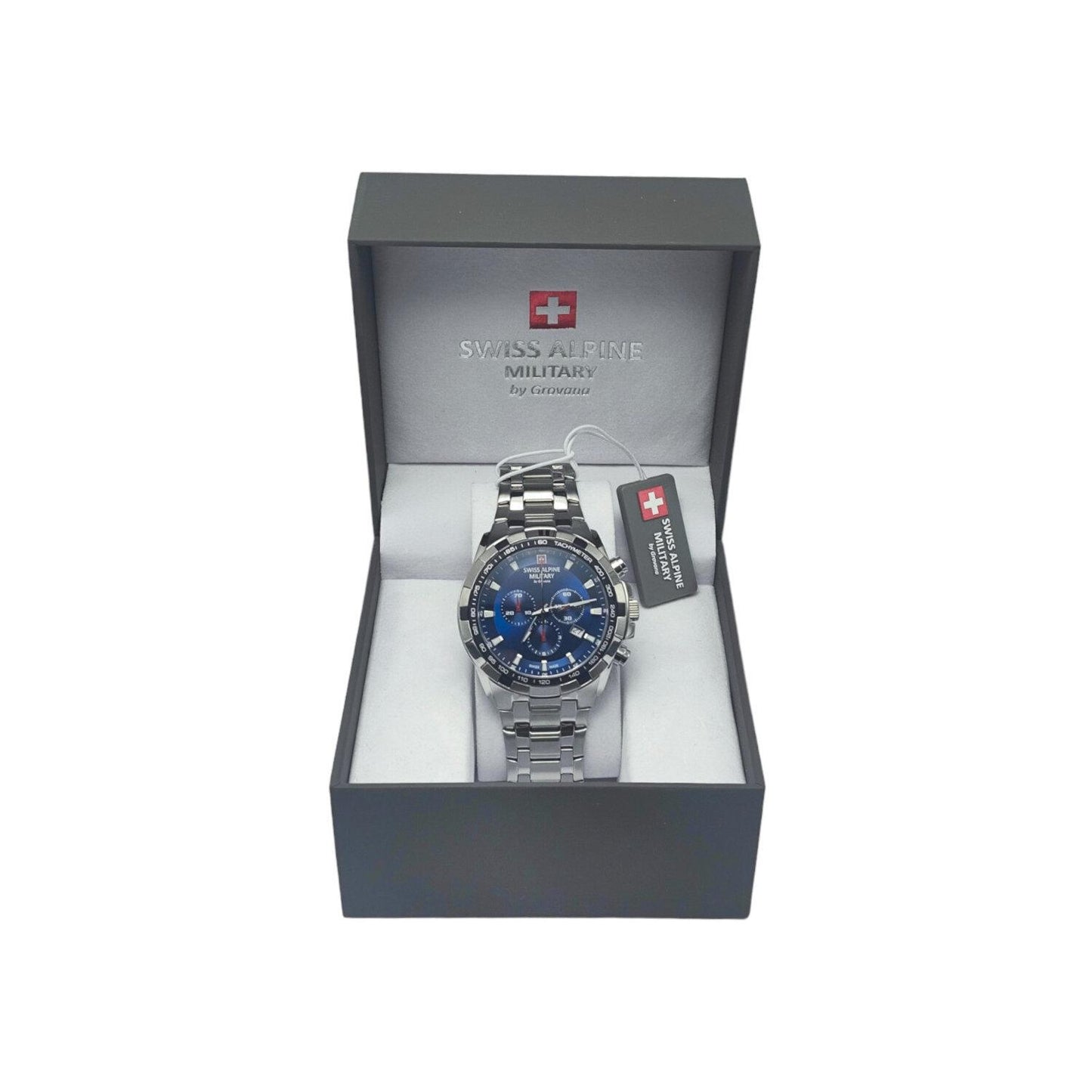 Reloj SWISS ALPINE MILITARY 7043.9135SAM Star Fighter Classic-Acero