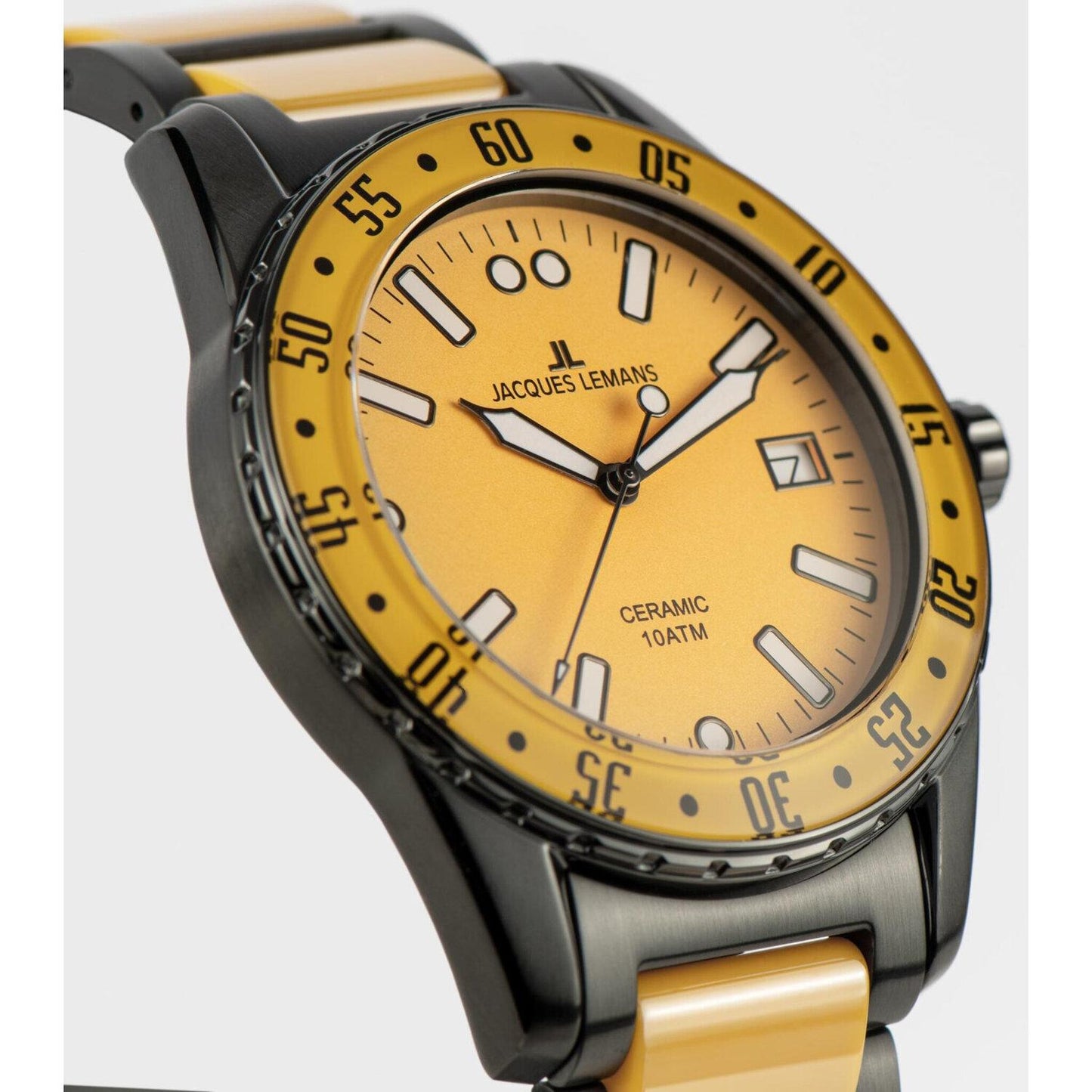 Reloj Jacques Lemans 42-10I Men´s Con fecha-Amarillo