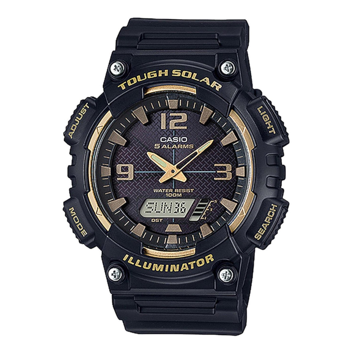 Reloj Casio AQ-S810W-1A3VCF Tough Solar World Time-Negro